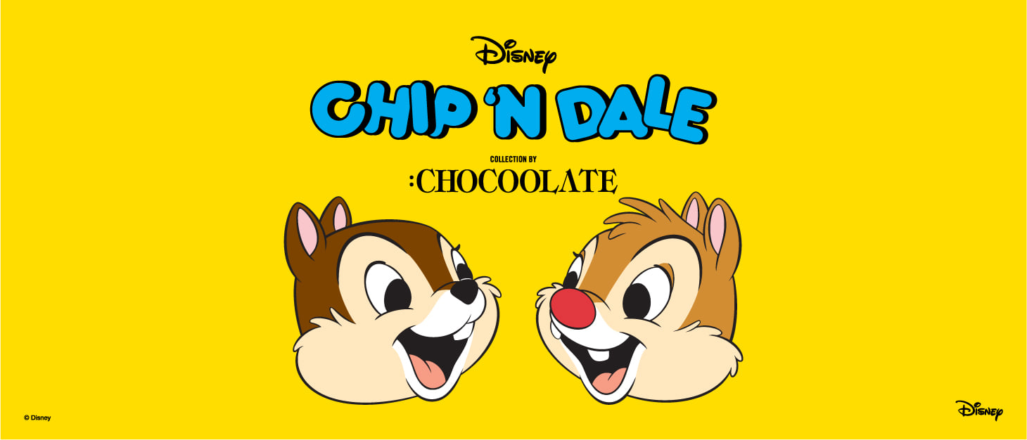 【Chip ‘n’ Dale Collection by :CHOCOOLATE  星期五登場陪您渡過今個冬天！】 俏皮可愛的花栗鼠兄弟，鋼牙與大鼻今個秋冬再次於 :CHOCOOLATE登場！