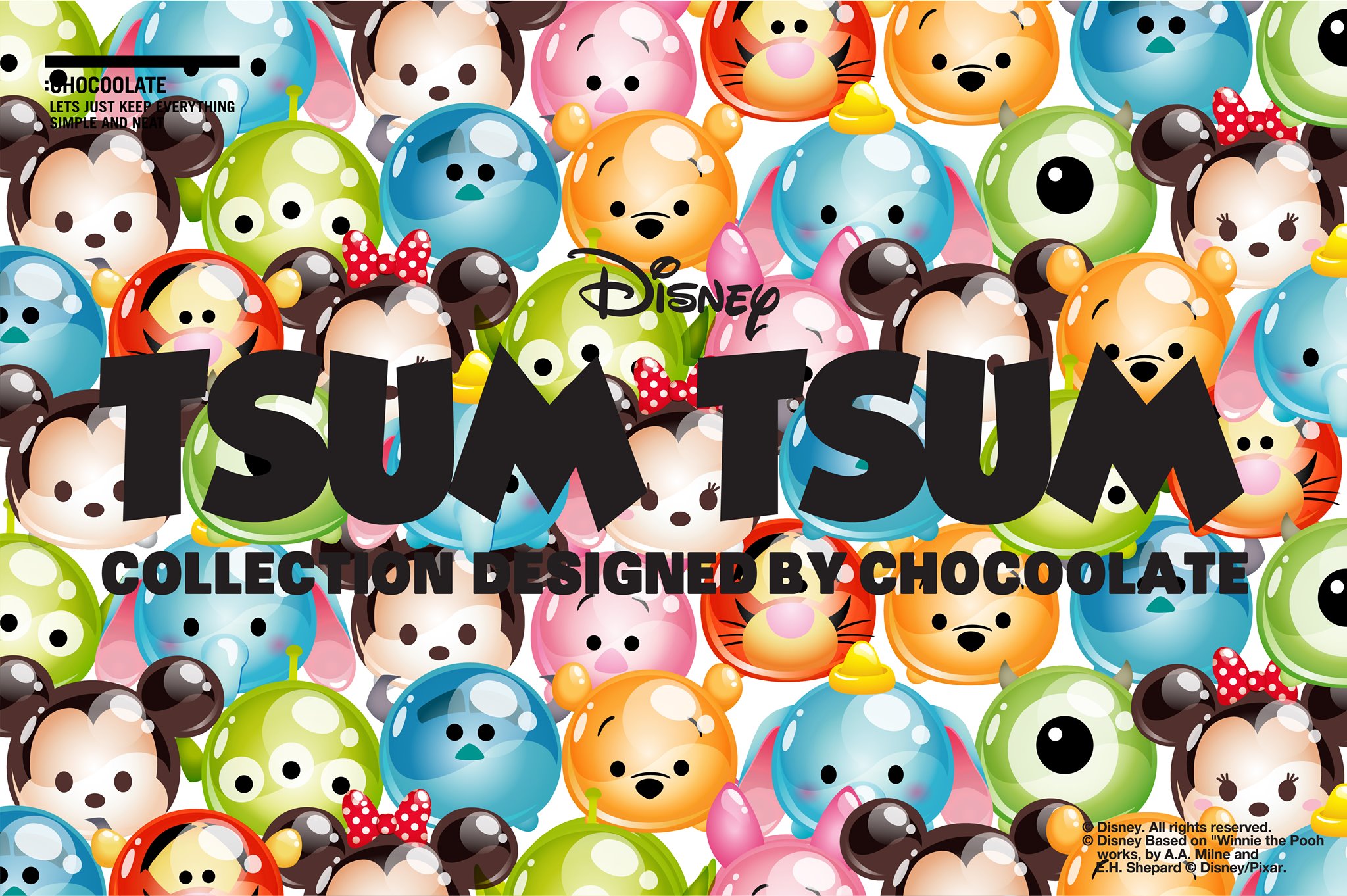 【DISNEY TSUM TSUM COLLECTION BY :CHOCOOLATE  