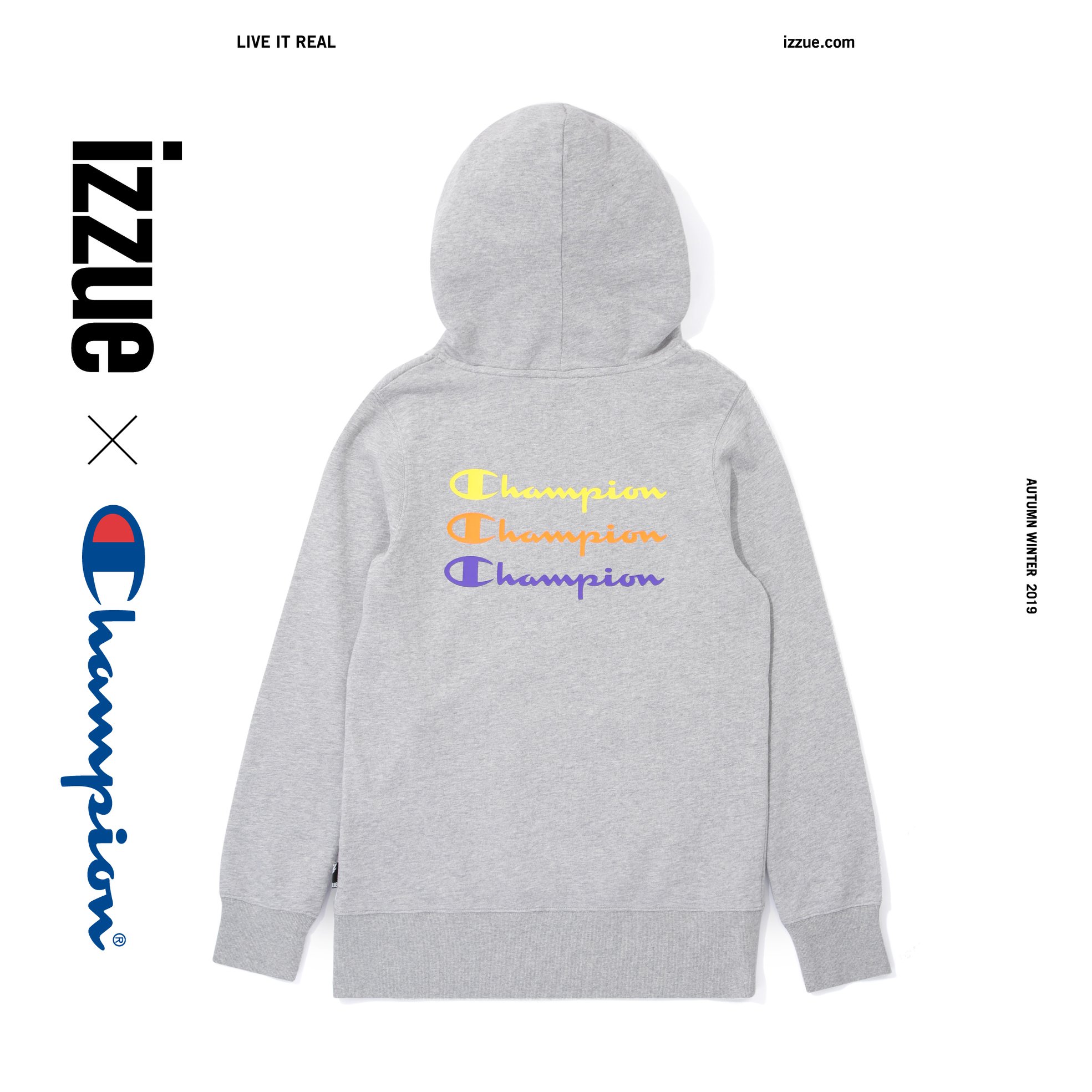 【izzue x Champion 2019秋冬聯乘別注系列 隆重登場！】