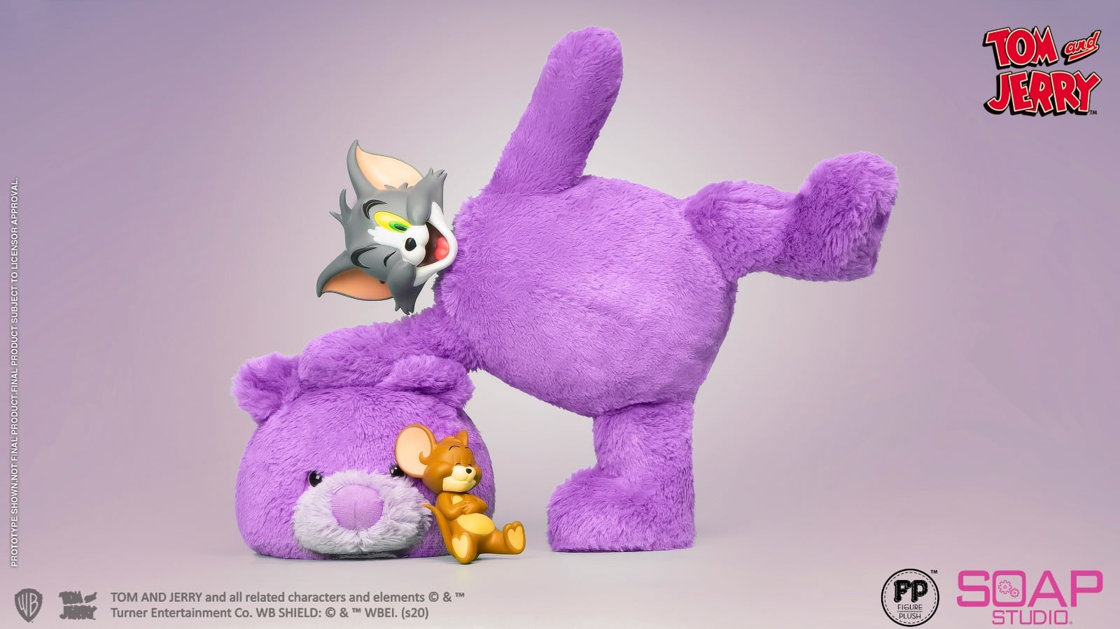 【#獨家發售】 Tom & Jerry x Teddy Bear 紫色限量版💜