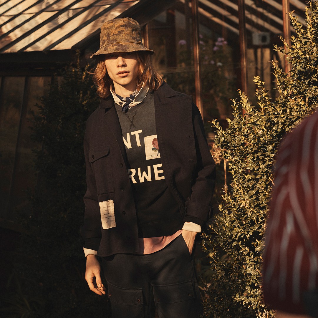 Jersey sweatshirt featuring our sports-team style ‘Kent & Curwen’ house name across the front. 