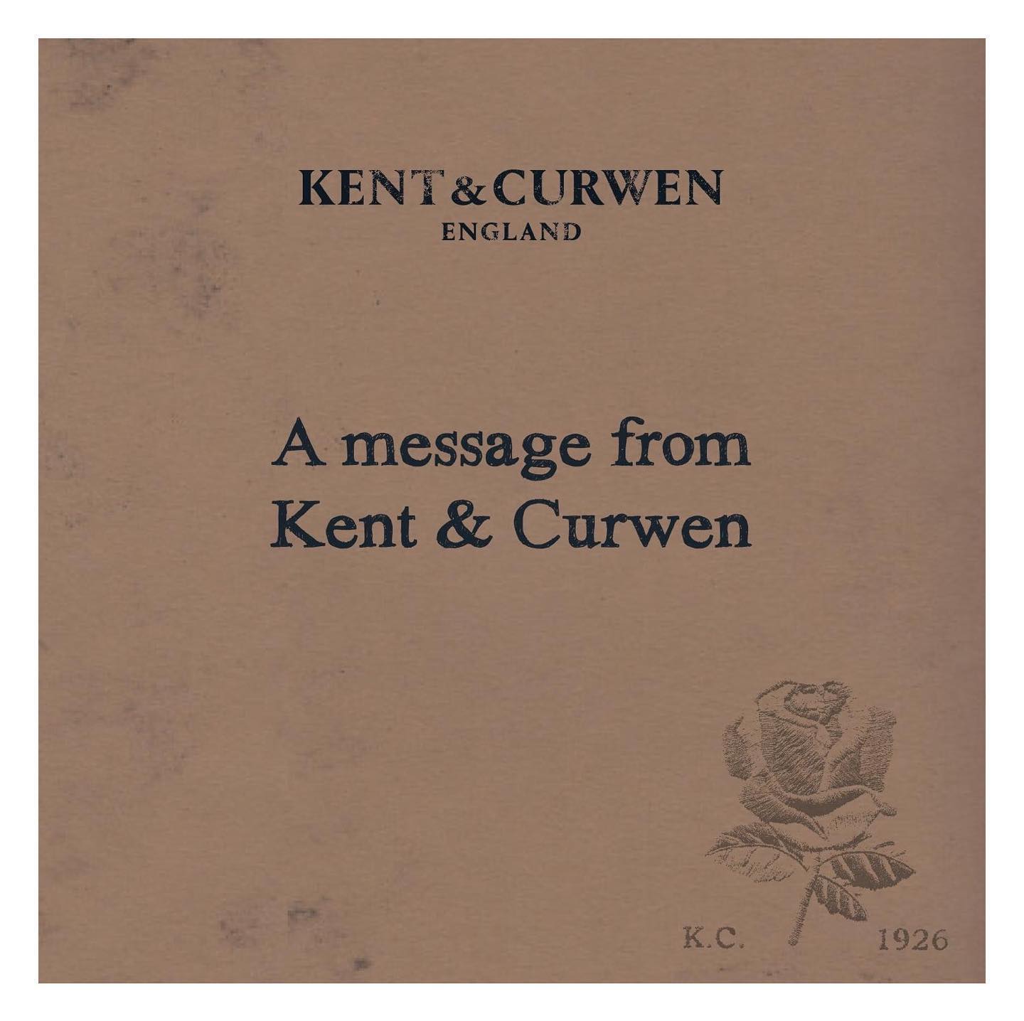 Dear Kent & Curwen Community,