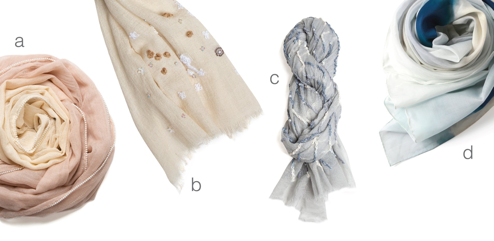 想在春天讓造型多些層次感，最容易上手的莫過於各式的圍巾!
