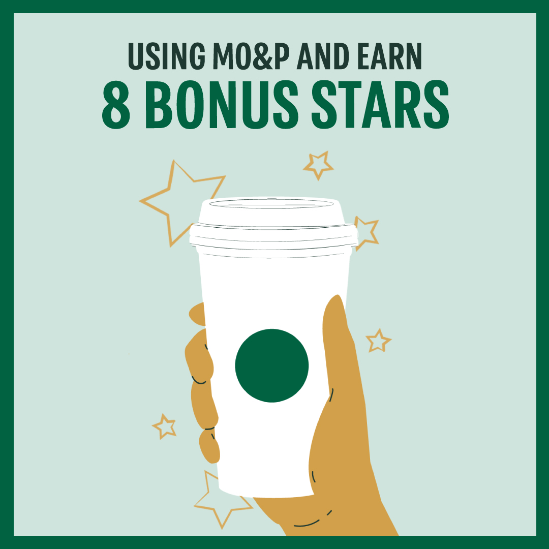 【Starbucks Rewards™會員專享新年獎賞】由即日起至一月三十一日，Starbucks Rewards™會員憑已登記之星巴克卡使用Starbucks App MO&P服務，優惠期內每次消費總額滿$50或以上即可獲享8粒額外星星獎賞。於上午11時至下午3時消費每次更可獲享8粒額外星星之外再多2粒星星獎賞*，讓您享便捷的咖啡體驗同時送上雙重驚喜。 *受條款及細則約束 festivalwalk