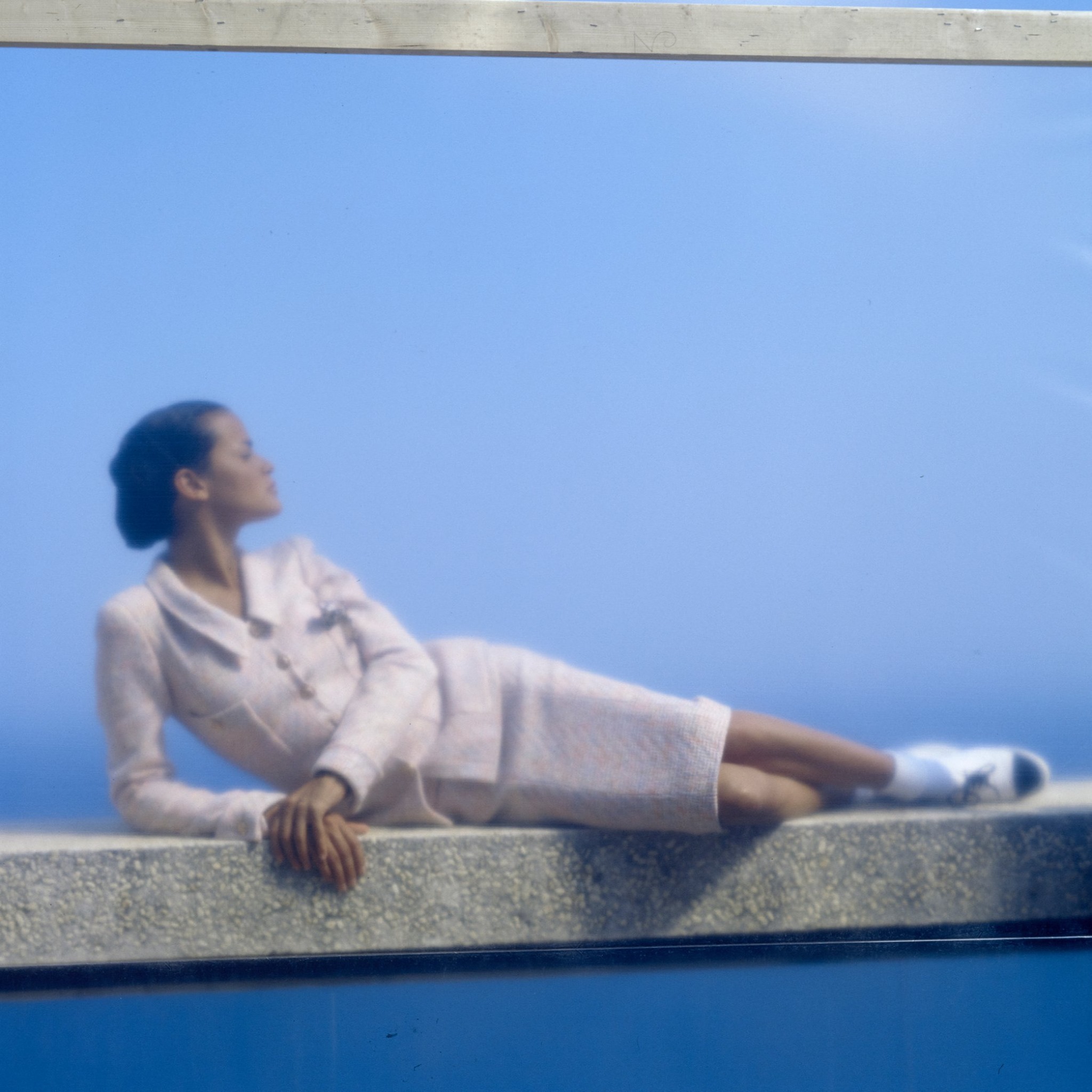 CHANEL Holidays, a summer retrospective. Photographed by Karl Lagerfeld in Monaco, starring Nadège Dubospertus.