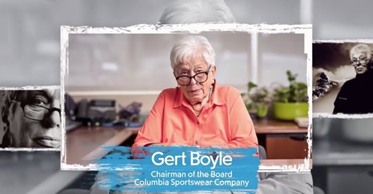 In memory of our Tough Mother, Gert Boyle
