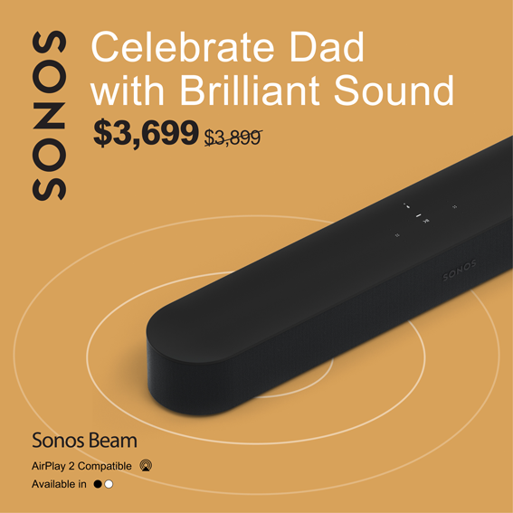 【Sonos Beam 父親節優惠– 豐澤獨家發售】