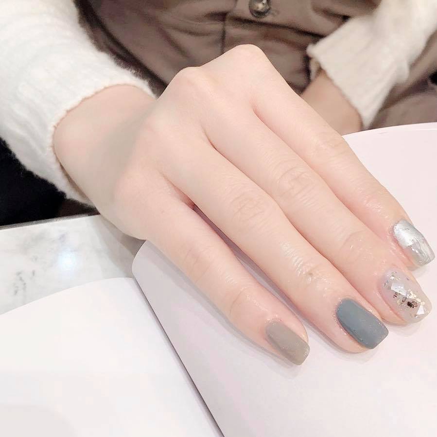 Sliver | Grey | Brown the trendiest nail color ✨