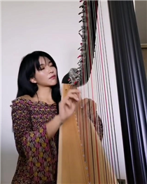 #repost Vicky Chan Parsons Orchestral Club  希望 Vicky 的琴聲可以為大家帶來多一分力量 🙏 豎琴 : Lyon & Healy Harps Prelude 40 (Ebony)...