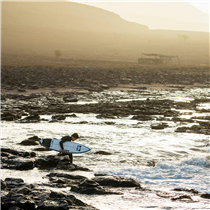 “The trip hinged on the potential we’d seen in photos taken unwittingly by a group of German hikers and posted online. Our eyes had been drawn behind the beaming smiles in their holiday snaps to a stacked lineup of overhead right handers in the background, peeling along a basalt reef in the lee of an extinct volcano.…”⁠