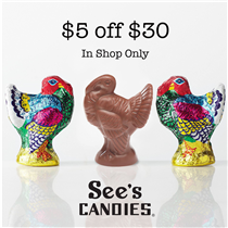 Gobble up all your holiday favorites with $5 off $30 at our See's Candies shops! Get your coupon here: festivalwalk