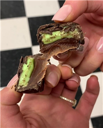Off to a fresh start this weekend 🍫😍 Mint Scotchmallow is still available. Get your little piece of happy before it’s gone! ☘️