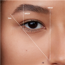 想勾勒出無邂可擊的「原」美眉妝，先以#炫目持久眉筆 勾勒眉形支架輪廓，再細緻填補眉毛空隙位置，即可簡易打造最適合個人面型的自信眉妝！