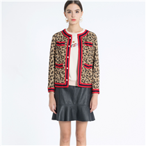 Leopard Cardigan .