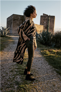 Animal print makes you roar? Then take a look at this maxi cardigan.