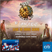 【THE CHAINSMOKERS LIVE IN HONG KONG獨家優先預訂】