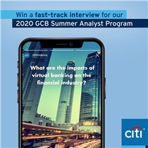 【📢ACT NOW: Simply answer a question on our IG Story to win a fast-track interview for the 2020 GCB Summer Analyst Program】