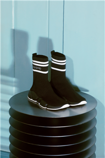 Accessorise life on the go with the new sock sneakers. 