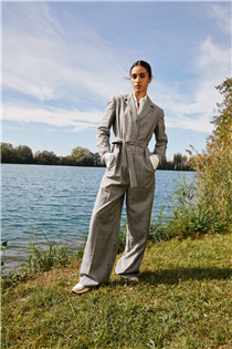 Shake up your Sunday best with a sharply tailored jumpsuit.