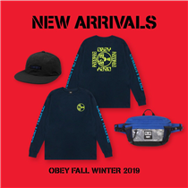 OBEY FW19 offers you a colorful season. Visit double park stores and ITeSHOP for more!