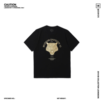 Check out the Musium SS19 golden embroidery tee at Musium Div. and double-park store. 