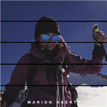 Marion Haerty 曾多次登上Freeride World Tour的頂端，而且她還在不斷嘗試挑戰。登上巔峰而不滿足巔峰，滑雪永無止境 #從新開始。