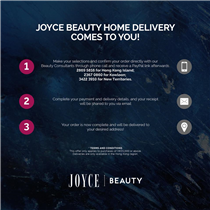 【Sit still, JOYCE Beauty is coming to you!】 Need to refill your favourite serum but don’t want to take the chance? Don’t worry, if you can’t come to us, let us come to you