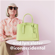 the return of two icons: our irresistible margaux and @iconaccidental. see our new satchel now: festivalwalk #katespade #loveinspades