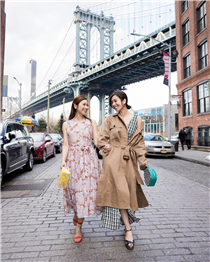 Thanks to our friends Mandy Wong and Candice.C featuring our Spring collection during their NY trip