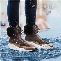 Who said jumping in puddles is only for kids? Let out your inner-child in Geox’s Amphibiox™ hybrid sneakers. Stylish, comfortable and completely waterproof. 