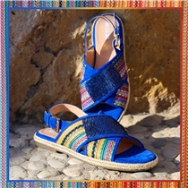 Inspired by the famous Selaron Staircase in Brazil, these vivid espadrilles will brighten up your summer in style. 