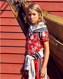 Cartoon sketches, nautical blues and lifeguard reds complete our look for kids. Shop it here.