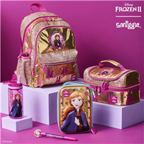 Love the movie ? You will love our collection!  Inspired by Anna, this magical collection features shades of magenta, glitter, leaf detail & gold fabric. 🌟 #smiggle #Frozen2 #Frozen2Smiggle...