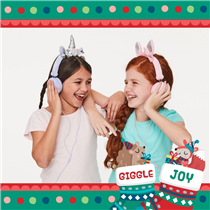 Listen 🎵to your favourite tunes with our Fantasy headphones. Choose between unicorn 🦄and bunny 🐰 this Christmas. Shop in store now!