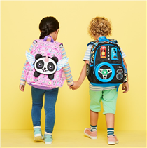 How sweet are our new character backpacks?! comment 🐼 or 🚗 below to let us know which one is your favourite  
