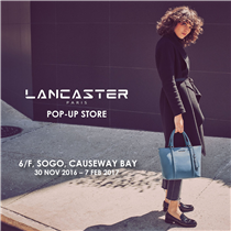 Come and visit the new LANCASTER Pop-up store at SOGO Causeway Bay!