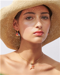 【Les Néréides N2 系列 ~ Euphoric Botanica 】 結合左精美既鍍金質技術和精緻既琺瑯，創造優雅印花系列; 結合彩色圖案和這些1970年代首飾啟發。 #lesnereides #n2 #collection #ootd #fashionista #instajewelry #earrings #necklace #trendy ... ==============================================