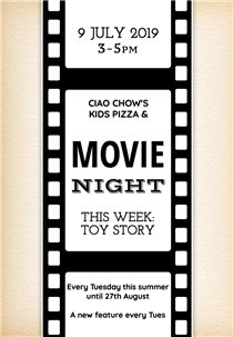 Calling all kids! Parents book now for our Kids Pizza & Movie Night!