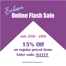Exclusive online flash sale! 15% off on regular priced items from 25 July to 29 July, 2019. Enjoy the privilege by entering the code "JULY15" before payment on our online shop today! 限時網店優惠！由即日起至7月29日期間，於本公司網上商店購物，於付款前輸入"JULY15"優惠碼，即可獲得八五折優惠！ For any updates of AZ:...