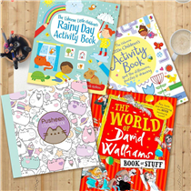 Got bored kids stuck at home? Drop by to your nearest Bookazine to pick up activity sets, coloring books, a bunch of new books and other home-friendly things that your kids can do at home. 