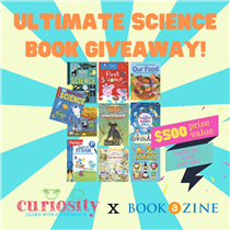 Start the New Year right by fueling your most important system- your brain!  Curiosity, Kids and Bookazine HK are excited to be giving away the ULTIMATE SCIENCE BOOK SET worth up to $500! Our experts will pick 3 books for your child to boost their interest in the sciences (including experiments!) for the lucky winner! PLUS, every entrant will get a FREE online science class from Curiosity Kids and a discount code for Bookazine on their next online purchase! Entering is easy! 