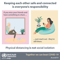 Physical distancing is not social isolation. Gucci supports the World Health Organization on fighting #COVID19. Keeping each other safe and connected is everyone’s responsibility. Stay connected with friends and family through calls, reach out to neighbors who can’t go out to see if they need assistance, collaborate creatively online, talk to those who you can’t visit in person.