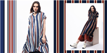 【Striking Stripe Summer Dresses】Atsuro Tayama結合連身裙及條紋兩種夏日必備元素，打造百搭、多元化且前衛的款式。於輕巧飄逸物料印上粗幼不一的混色條紋豐富了單品的視覺元素，特意加入橡根及車線細節營造一層一層的效果，加強了整體的層次感，而兩側的加長設計有助修飾身型線條，讓您輕易穿出個性魅力。 Follow us on Instagram: 