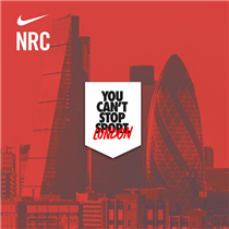 「不同目標，但同一信念。一齊起跑！」 NIKE NRC APP 「CITY CHALLENGE SERIES - LONDON」正式開跑，立即開啟NRC APP加入挑戰。