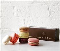 Try our new macaron flavour yet? Is from vanilla, rose, chocolate, lemon, Queen berry and passion fruit jam form the left! 