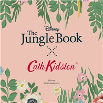 還有3天！The Jungle Book X Cath Kidston聯乘系列即將登場！ 小泰山毛忌(Mowgli)和他的一眾動物朋友懶熊巴魯(Baloo)、黑豹巴希拉(Bagheera)及亞洲象哈頓(Junior)很快就會在Cath Kidston一系列限量貨品之中與一眾粉絲們見面，真令人十分期待！ #DisneyXCathkidston...