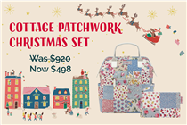 【Cath Kidston: Cottage Patchwork Christmas Set】