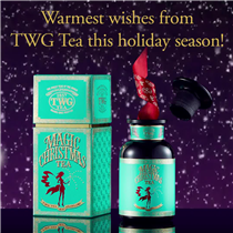 Warmest wishes and a happy holiday season from all of us at TWG Tea! 
