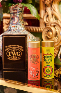 This exclusive set of Haute Couture Teas comprises of TWG Tea favourite blends: Always Sakura Tea (green tea), Darjeeling First Flush (black tea), each packaged in a brightly hued tin containing 100g of tea. Available for a limited time at a special price (U.P. S$97). Shop now at TWGTea.Com. #TWGTeaOfficial