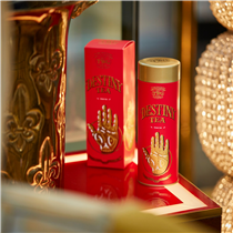 Celebrate the Lunar New Year with the effervescent Destiny Tea. This exclusive green tea blend will enliven your spirits with passion fruit and a bouquet of rose, marigold and jasmine. Encased in a bold matte red and gold gift box, this is an excellent tea for quiet contemplation and celebration! Shop now at TWGTea.Com! #TWGTeaOfficial